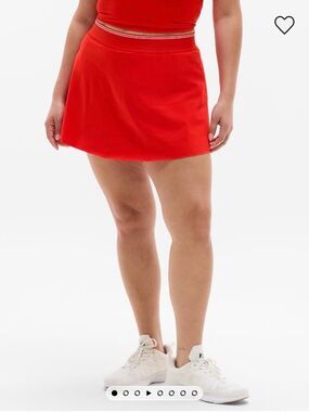 Athleta Bright Red Mini Skort